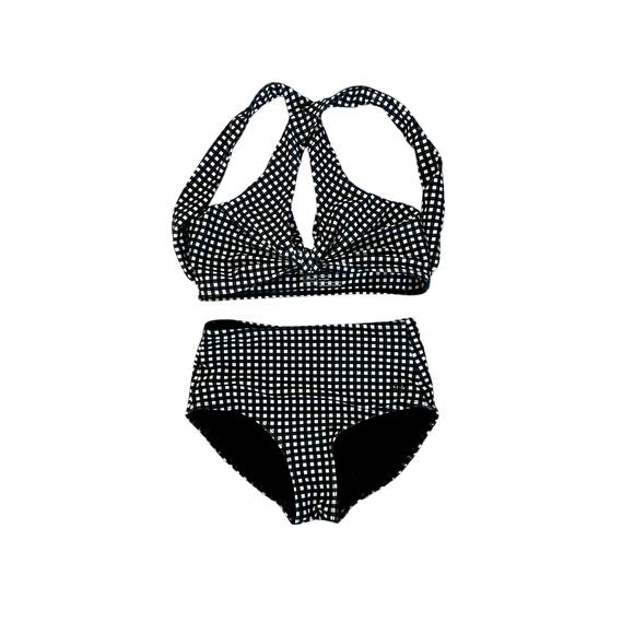 Albion Fit Gingham Bikini Swimsuit - Picture 2 of 5